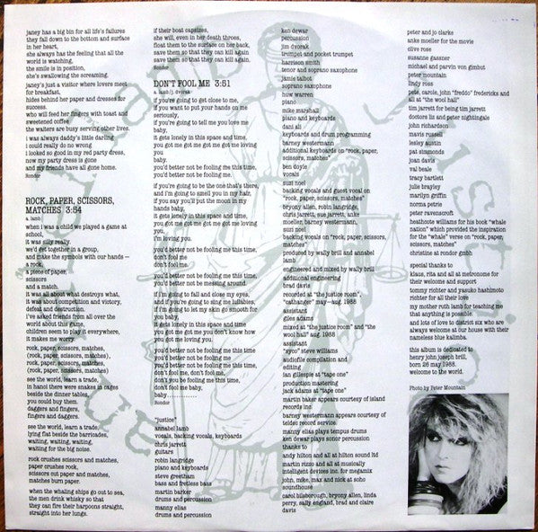 Annabel Lamb : Justice (LP, Album)
