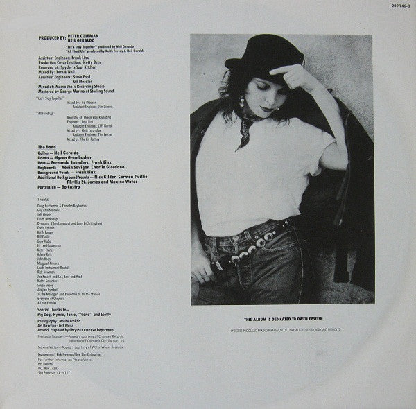 Pat Benatar : Wide Awake In Dreamland (LP, Album)