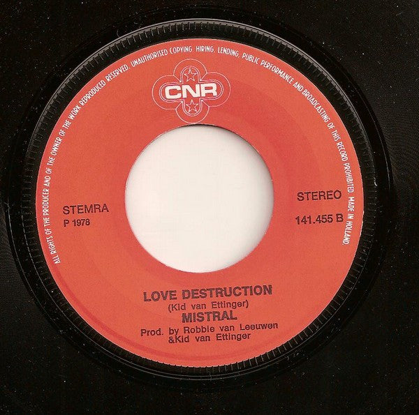 Mistral (2) : Starship 109 (7", Single)