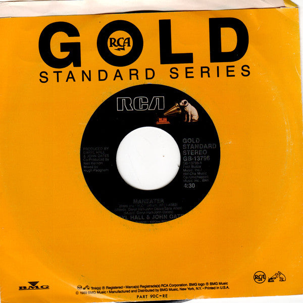 Daryl Hall & John Oates : Maneater / One On One (7", Single)