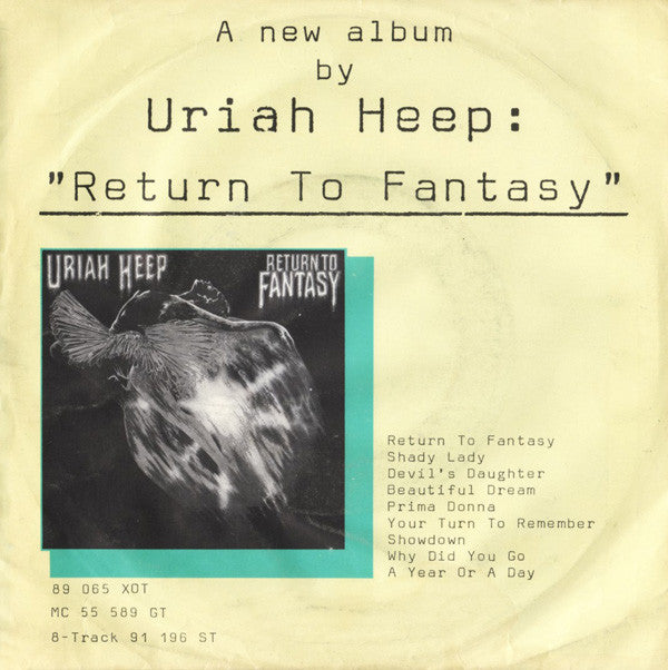 Uriah Heep : Prima Donna (7", Single)