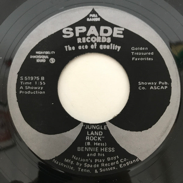 Bennie Hess And His Nation's Play Boys : Bennie Hess Boogie (7", Single, RE)
