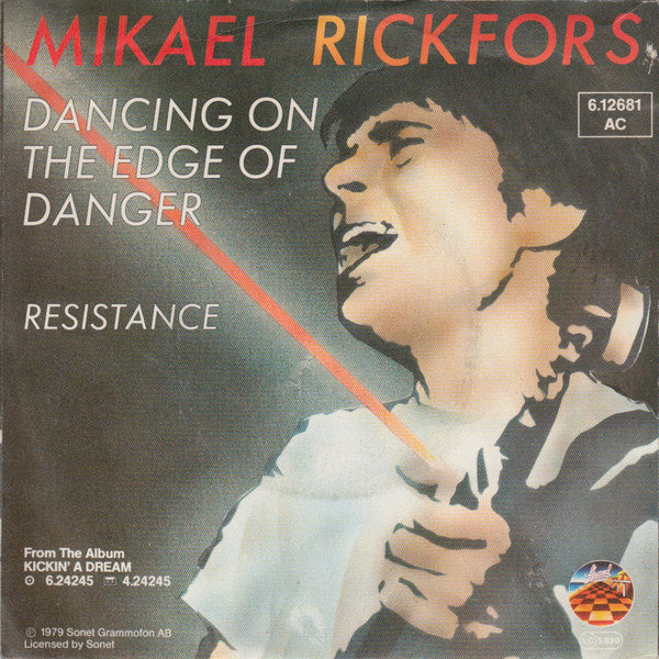 Mikael Rickfors : Dancing On The Edge Of Danger (7", Single)