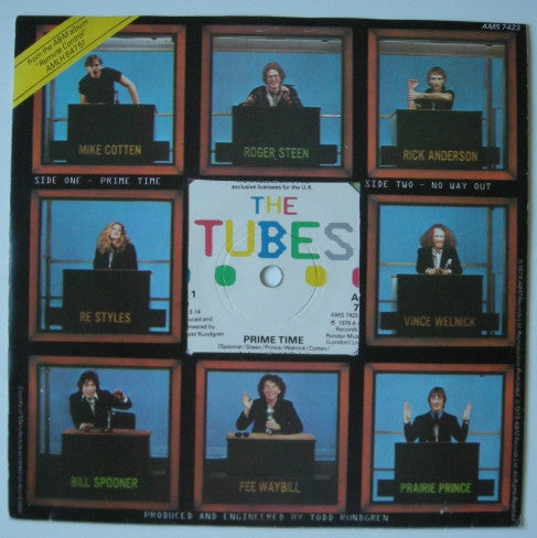 The Tubes : Prime Time (7", Single, Mul)