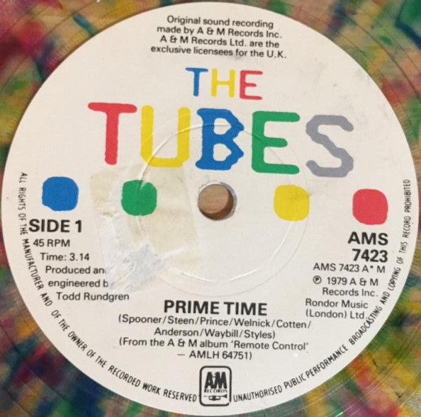 The Tubes : Prime Time (7", Single, Mul)