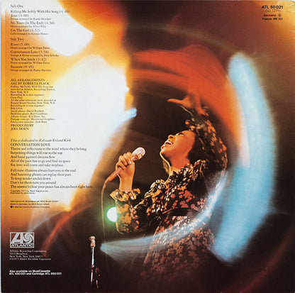 Roberta Flack : Killing Me Softly (LP, Album, RE, Mid)