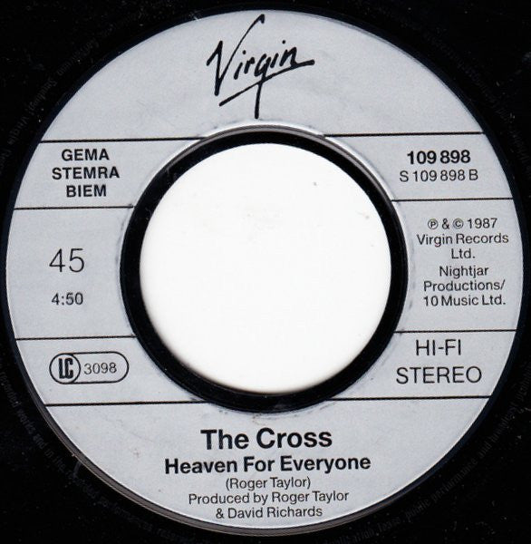 The Cross (3) : Heaven For Everyone (7", Single)