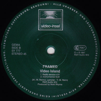 Framed (2) : Video Island (12", Maxi, Ltd)