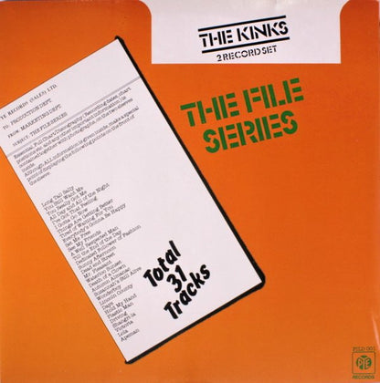 The Kinks : The File Series - The Kinks (2xLP, Comp, Mono)