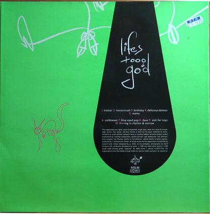 The Sugarcubes : Life's Too Good (LP, Album)