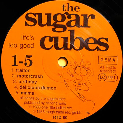 The Sugarcubes : Life's Too Good (LP, Album)