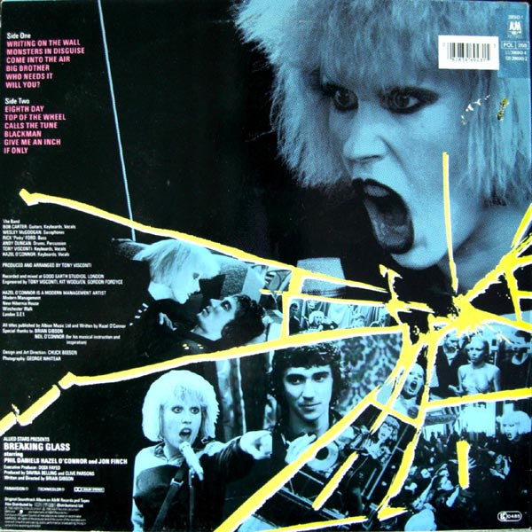Hazel O'Connor : Breaking Glass (LP, Album, RE)