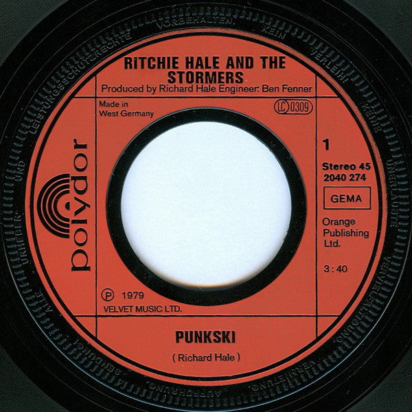 Ritchie Hale & The Stormers : Punkski (7", Single)