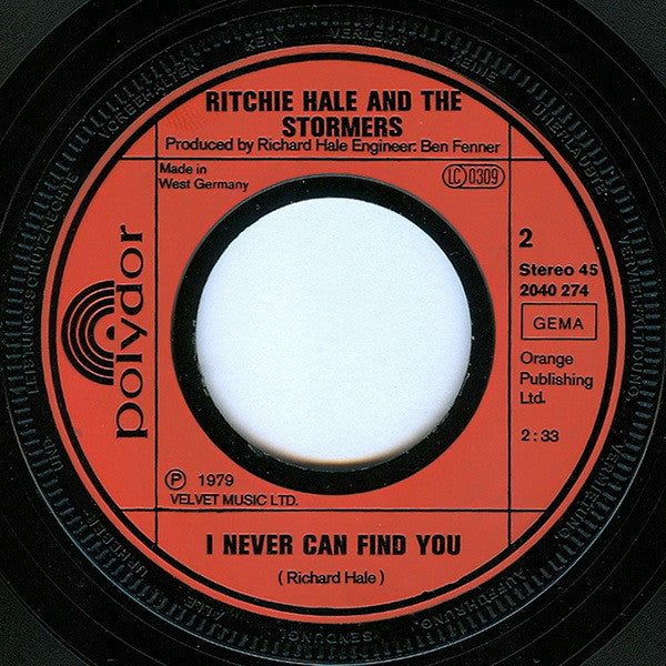 Ritchie Hale & The Stormers : Punkski (7", Single)