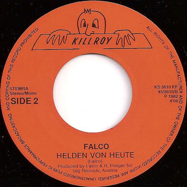 Falco : Der Kommissar / Helden Von Heute (7", Single)