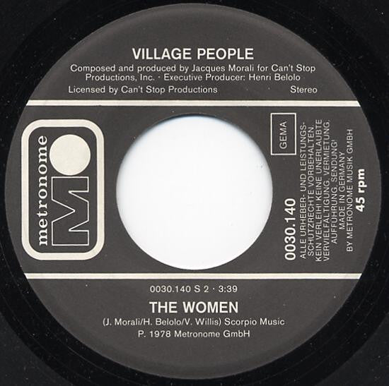 Village People : Y.M.C.A. (7", Single)