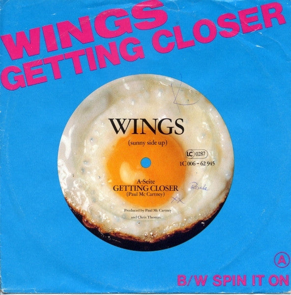 Wings (2) : Getting Closer (7", Single)