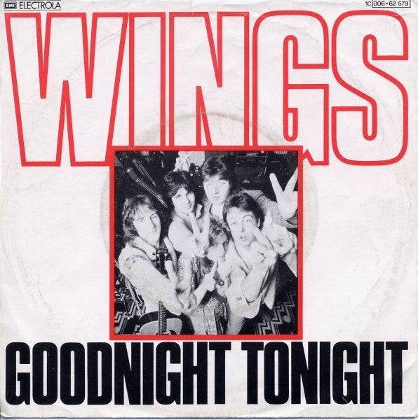 Wings (2) : Goodnight Tonight (7", Single)
