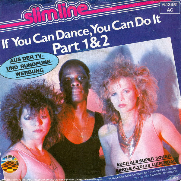 Slimline : If You Can Dance, You Can Do It Part 1&2 (7", Single)
