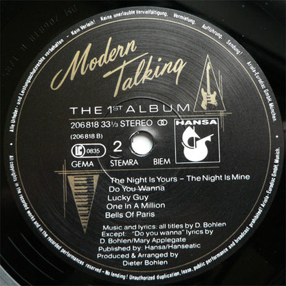 Modern Talking : The 1st Album (LP, Album)