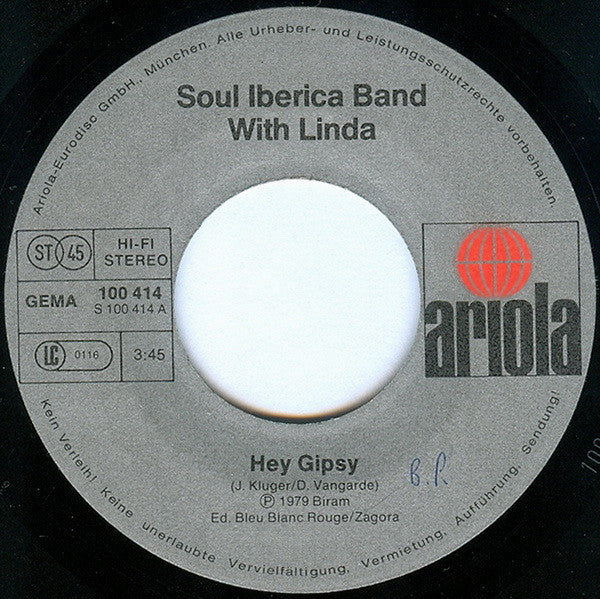 Soul Iberica Band With Linda (25) : Hey Gipsy! (7", Single)