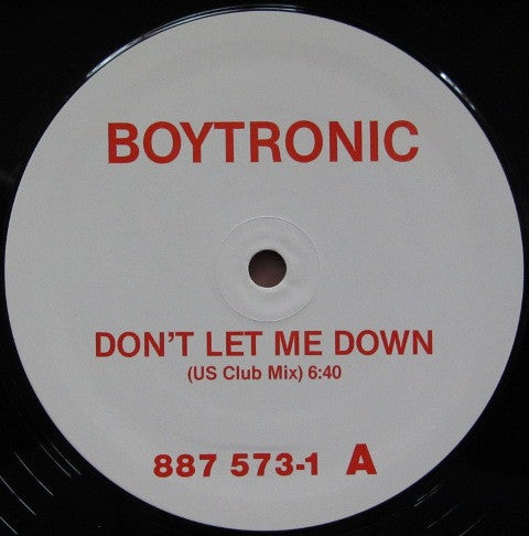 Boytronic : Don't Let Me Down (12", Promo)