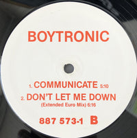 Boytronic : Don't Let Me Down (12", Promo)