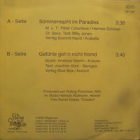 Frank Morell (2) : Sommernacht Im Paradies (7", Single)
