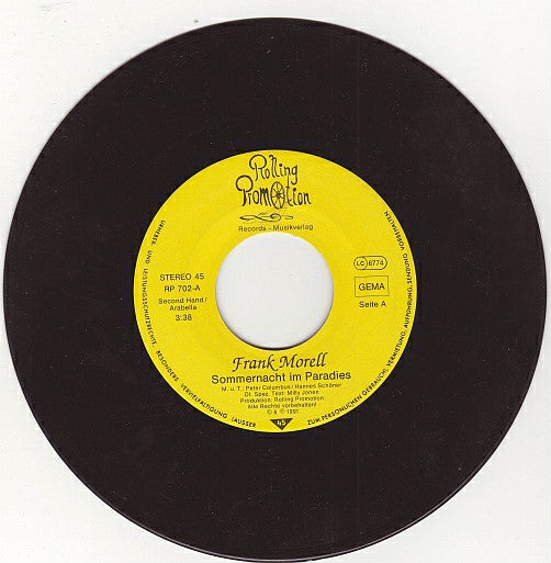 Frank Morell (2) : Sommernacht Im Paradies (7", Single)