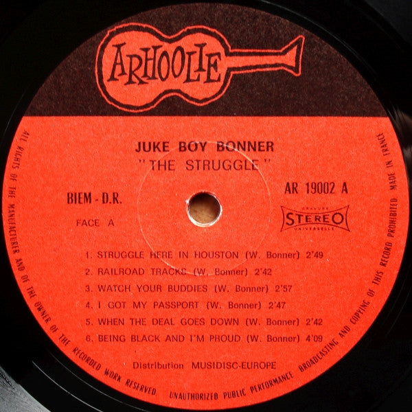 Juke Boy Bonner : The Struggle (LP, Album)