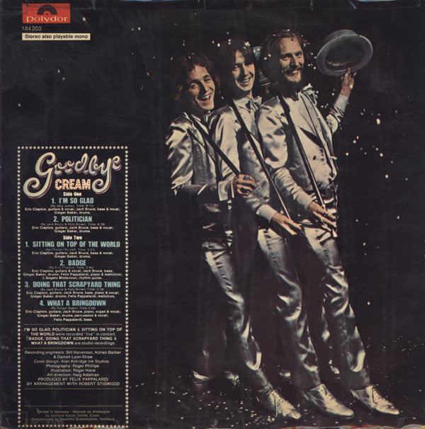 Cream (2) : Goodbye (LP, Album, Gat)