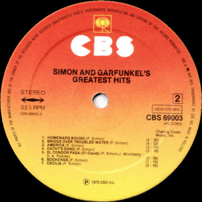 Simon & Garfunkel : Simon And Garfunkel's Greatest Hits (LP, Comp, RE)