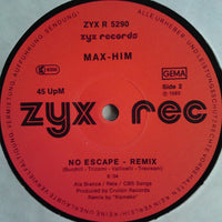 Max-Him : Lady Fantasy (Remix) / No Escape (Remix) (12", Maxi)