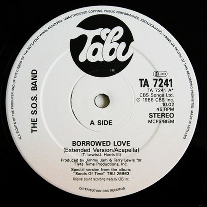 SOS Band* : Borrowed Love (12")
