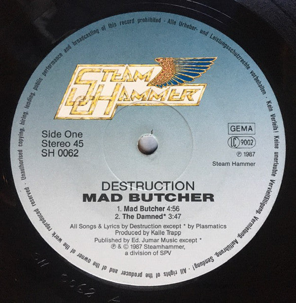Destruction : Mad Butcher (12", MiniAlbum, M/Print)