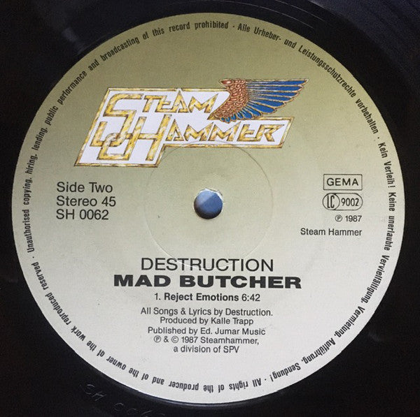 Destruction : Mad Butcher (12", MiniAlbum, M/Print)