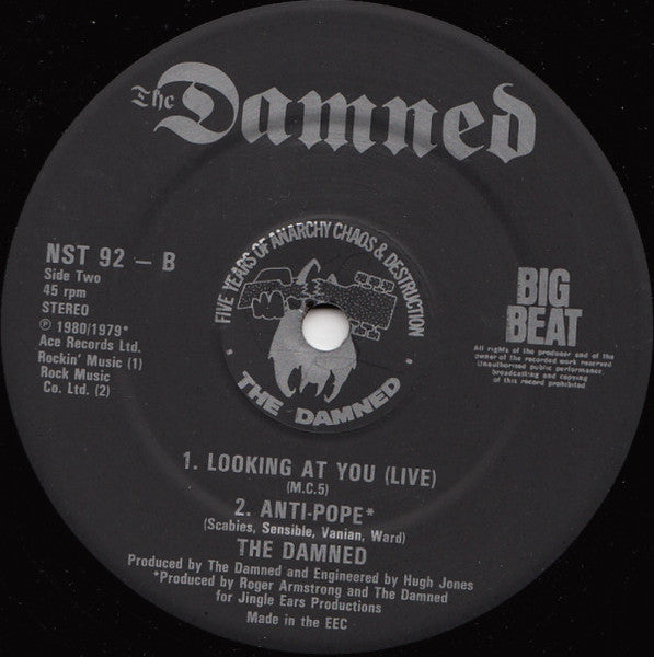 The Damned : There Ain't No Sanity Clause (12", Single)