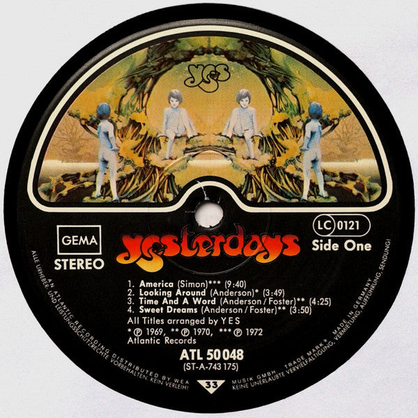 Yes : Yesterdays (LP, Comp)