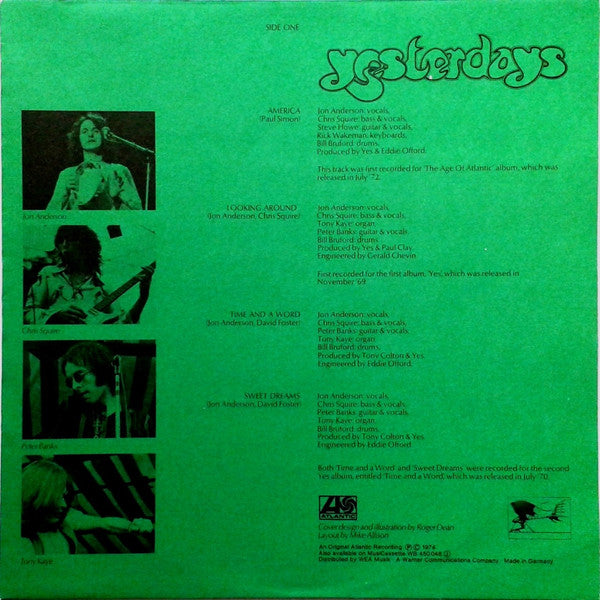 Yes : Yesterdays (LP, Comp)