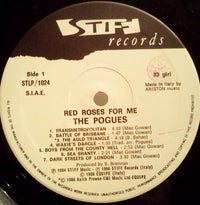 The Pogues : Red Roses For Me (LP, Album, RE)