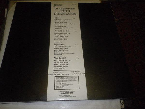 John Coltrane : Impressions (LP, Album, RE)
