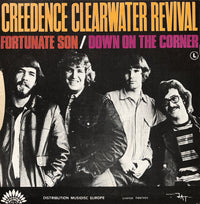 Creedence Clearwater Revival : Fortunate Son / Down On The Corner (7", Single, Mono)