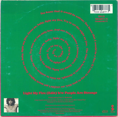 The Doors : Light My Fire (7", Single, Lar)