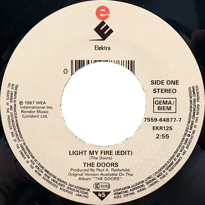 The Doors : Light My Fire (7", Single, Lar)