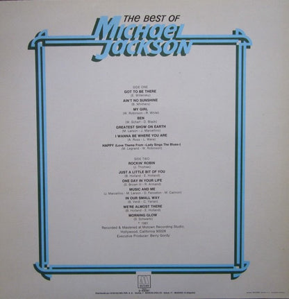 Michael Jackson : The Best Of Michael Jackson (LP, Comp, RE)