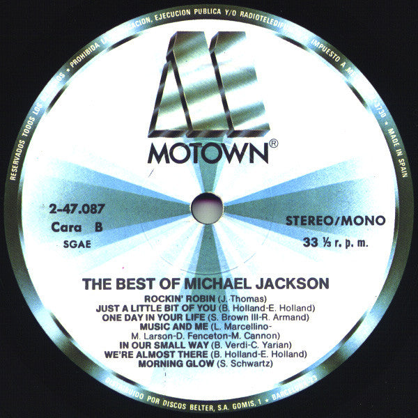Michael Jackson : The Best Of Michael Jackson (LP, Comp, RE)