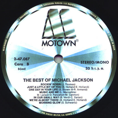 Michael Jackson : The Best Of Michael Jackson (LP, Comp, RE)