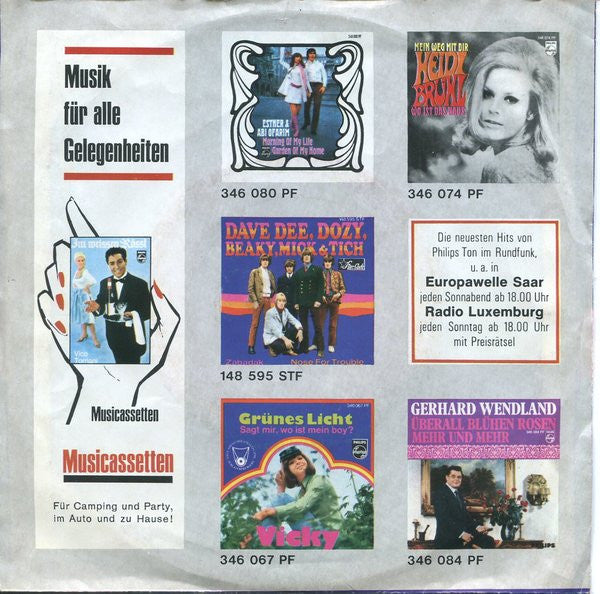 Dave Dee, Dozy, Beaky, Mick & Tich : Zabadak / Nose For Trouble (7", Single)