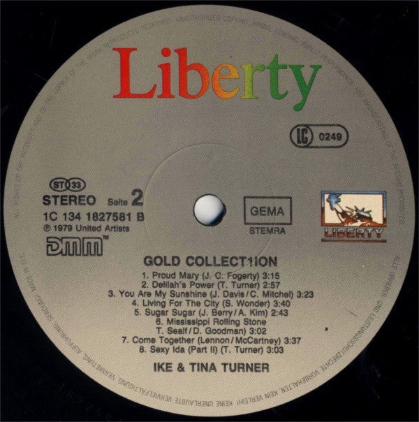 Ike & Tina Turner : Gold Collection (2xLP, Comp, Gat)