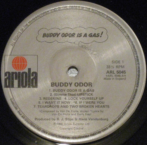 The Buddy Odor Stop : Buddy Odor Is A Gas! (LP, Album)